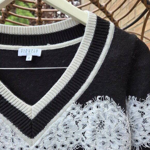 Claudie Pierlot Mike Model Beautiful sweater - Picture 8 of 11